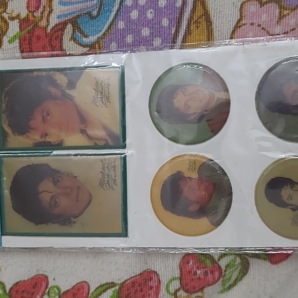 Vintage Michael Jackson Thriller Puffy Stickers - Picture 4 of 5